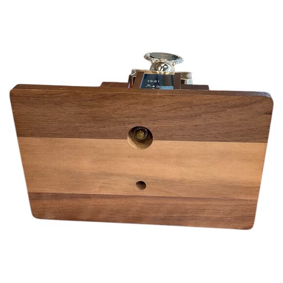 Vintage 1981 Indiana Gun Club Big Bore Shooting Trophy Plastic Wood - Picture 9 of 9